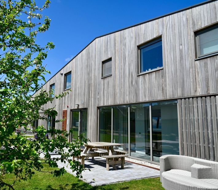 Zorgboerderij met duurzame gevelbekleding